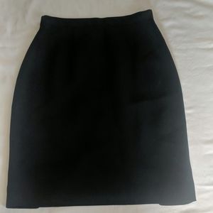 Black pencil skirt